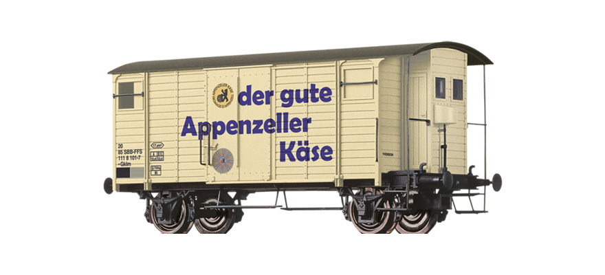 Brawa 47884 H0 GÜW Gklm SBB IV Appenzeller 