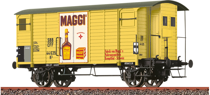 Brawa 47895 H0 GÜW K2 CFF III Maggi 
