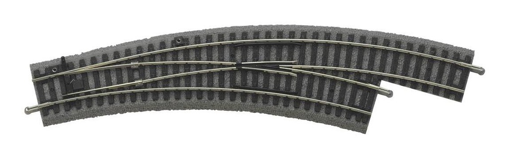 AIGUIL. COURBE vers la droite avec BALLAST  Piko 55423    