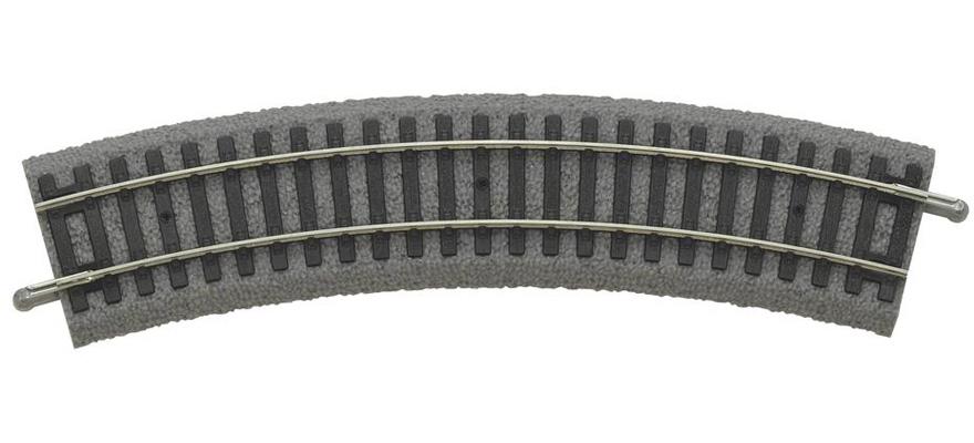  RAIL courbe avec ballast  R1 360 MM  Piko 55411    