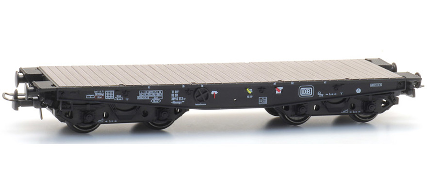 SSy55 Poutre trapézoïdale DB 112-7, IV H0 SSy 55 Köln 4 essieux. Wagon pour charges lourdes. IV Artitec 20.284.14  