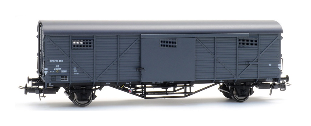 Wagon de marchandises couvert Hongaar SCHK 20994 gris, III H0 NS Wagon couvert 'Hongaar', gris III Artitec 20.311.04  