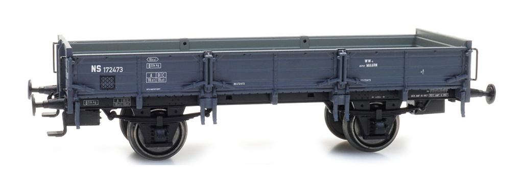 NS Wagon à bords bas Sand 172473 Dépôt Maarn III H0 NS wagon à bords bas 172473 III Artitec 20.317.01-3  