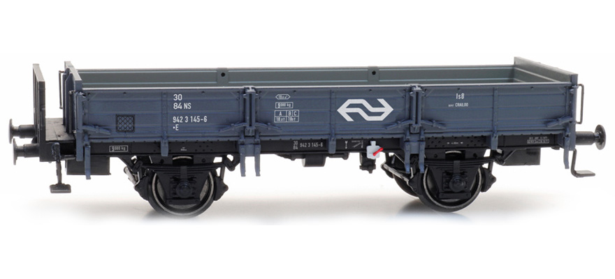 NS Wagon à bords bas Sand 145-6 Depot Crailoo IV H0 NS wagon à bords bas 145-6 IV Artitec 20.317.04-1  