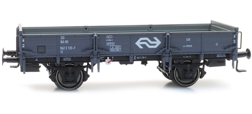 NS Wagon à bords bas Sand 135-7 Depot Crailoo IV H0 NS wagon à bords bas 135-7 IV Artitec 20.317.04-2  