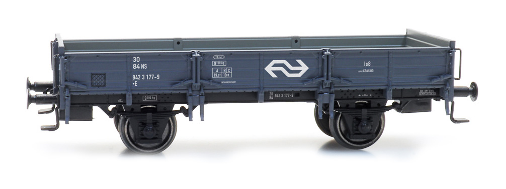 NS Wagon à bords bas Sand 177-9 Depot Crailoo IV H0 NS wagon à bords bas 177-9 IV Artitec 20.317.04-3  