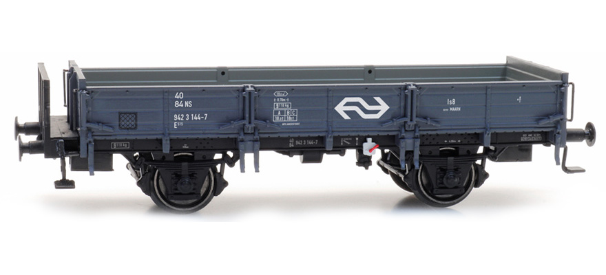 NS Wagon à bords bas Sand 144-7 Dépôt Maarn IV H0 NS wagon à bords bas 144-7 IV Artitec 20.317.06-1  