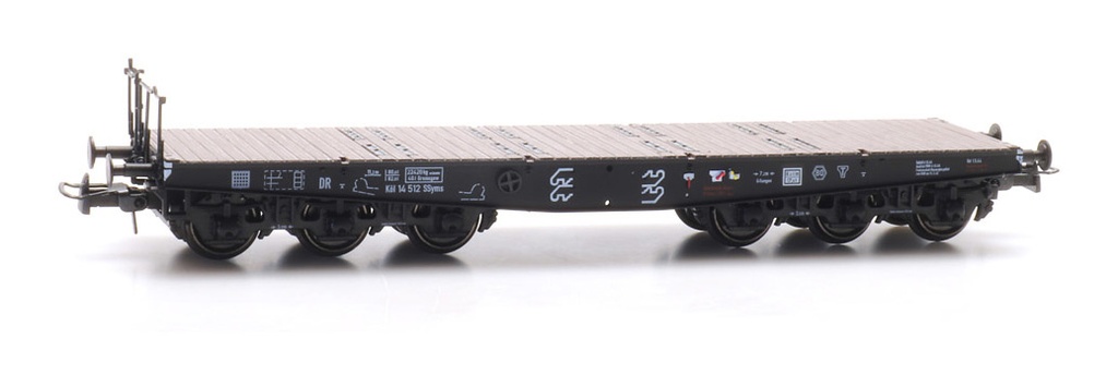 SSyms46 DRB Cologne 14512, II H0 SSyms 46 6 essieux chariot pour charges lourdes 80t, II Artitec 20.320.11  