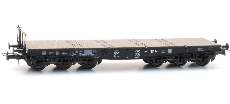 SSyms46 DRB Cologne 14546, II H0 SSyms 46 6 essieux chariot pour charges lourdes 80t, II Artitec 20.320.12  