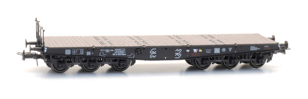 SSyms46 DRB Cologne 14556, II H0 SSyms 46 6 essieux chariot pour charges lourdes 80t, II Artitec 20.320.13  