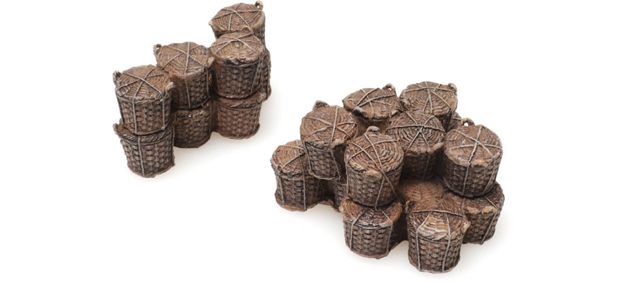 Chargement : paniers à poissons (également f/CHD) H0 1:87 Modèle fini en résine, peint Artitec 28.119  