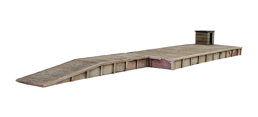 Rampe de chargement H0 1:87 Kit en résine (PU), non peint Artitec 10.216  