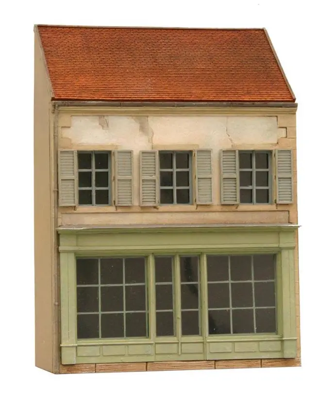 Façade M France H0 1:87 Kit en résine (PU), non peint Artitec 10.231  