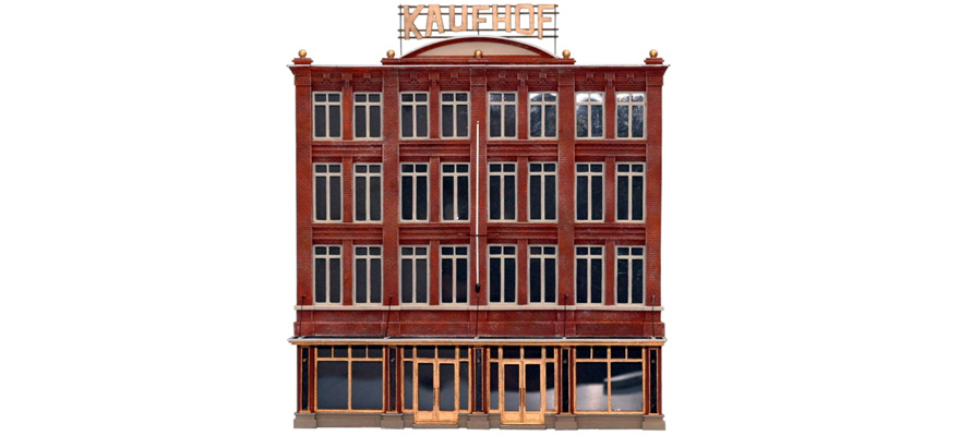 Façade d'un grand magasin H0 1:87 Kit en résine (PU), non peint Artitec 10.260  
