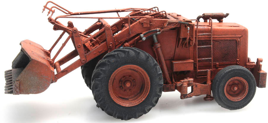 Bischoff Polytrac avec godet H0 1:87 Kit en résine (PU), non peint Artitec 10.362  