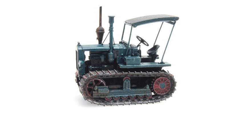 Tracteur à chaînes Hanomag K50 H0 1:87 Kit en résine (PU), non peint Artitec 10.364  