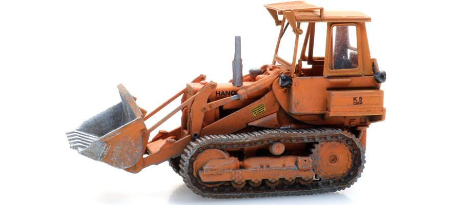 Hanomag K5 chargeur à chenilles fermé H0 1:87 Kit de construction en résine et pièces gravées, non peintes Artitec 10.419  