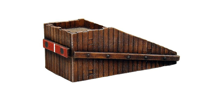 Butoir H0 1:87 Modèle fini en résine, peint Artitec 387.34  