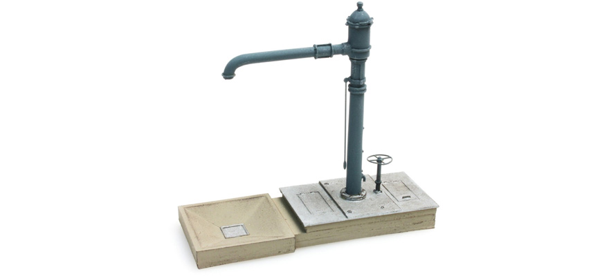 Robinet H0 1:87 Modèle fini en résine, peint Artitec 387.35  