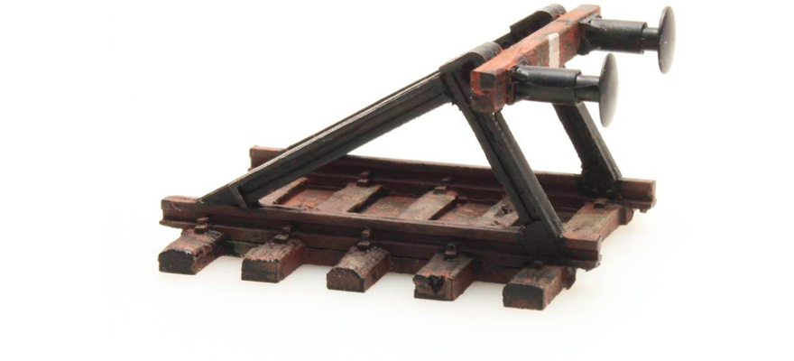 Butoir - ouvert H0 1:87 Modèle fini en résine, peint Artitec 387.55  