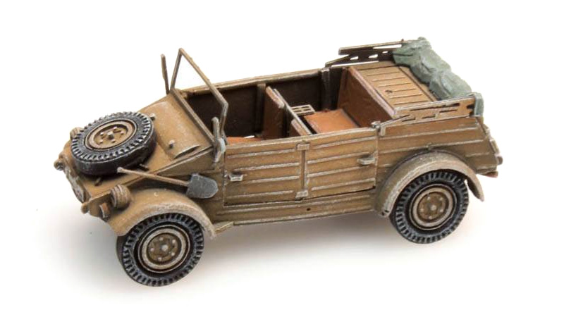 WM Wagon à benne VW82 jaune H0 1:87 Modèle fini en résine, peint Artitec 387.77-YW  