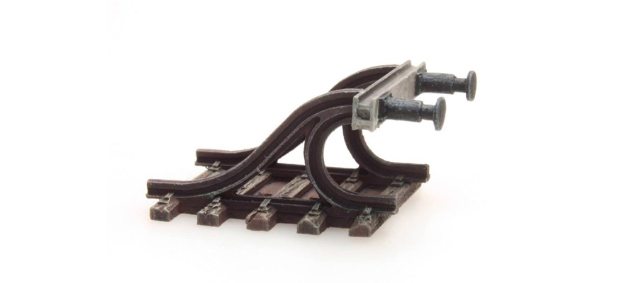 Butoir allemand A H0 1:87 Modèle fini en résine, peint Artitec 387.93  