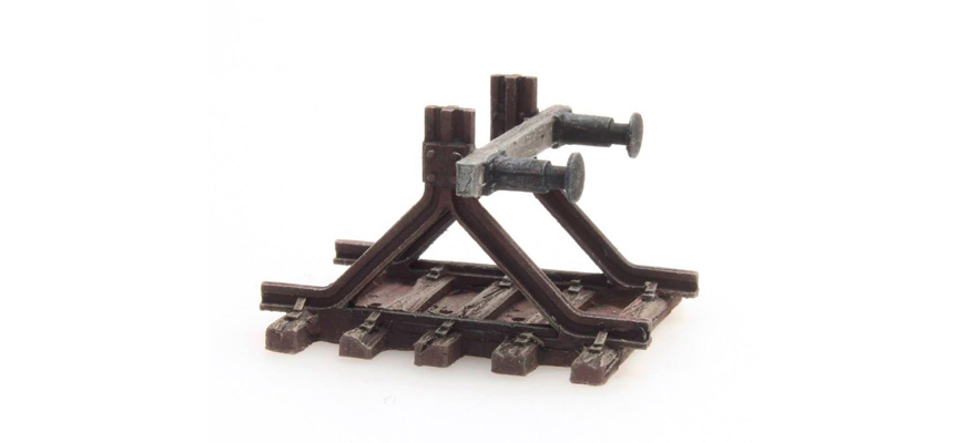 Butoir allemand B H0 1:87 Modèle fini en résine, peint Artitec 387.94  