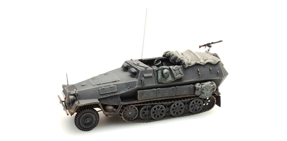 WM Sd. Kfz 251/2B 8cm gris H0 1:87 Modèle fini en résine, peint Artitec 387.109-GR  