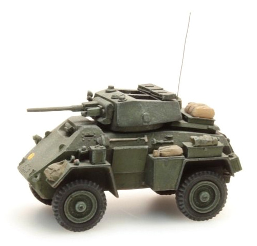 UK Humber Arm. car Mk IV 37mm H0 1:87 Modèle fini en résine, peint Artitec 387.122  