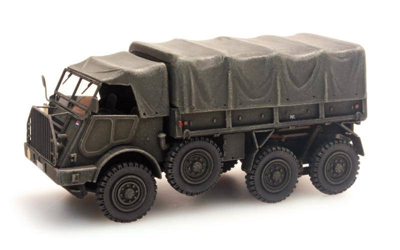 NL DAF YA 328 Tracteur d'artillerie H0 1:87 Modèle fini en résine, peint Artitec 387.154  