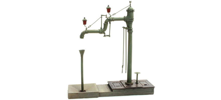 Grue à eau allemande H0 1:87 Modèle fini en résine, peint Artitec 387.171  