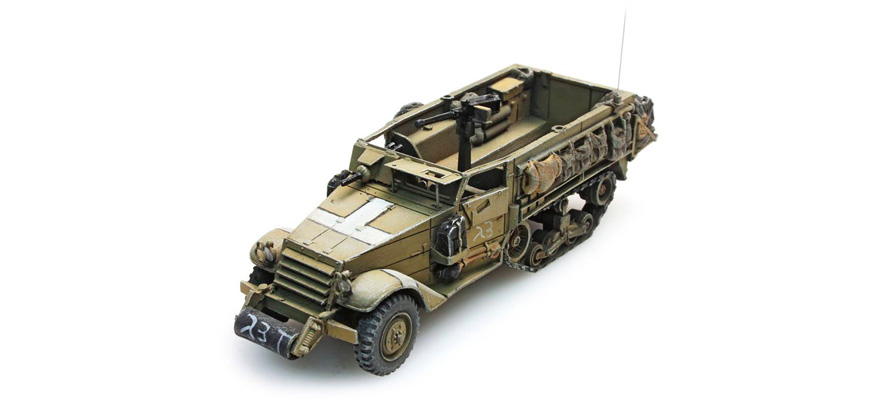 IDF HALFTRACK 6 Day War H0 1:87 Modèle fini en résine, peint Artitec 387.193  