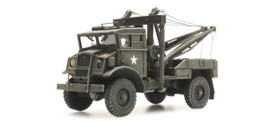 CMP/UK Dépanneuse Chevrolet 3T H0 1:87 Modèle fini en résine, peint Artitec 387.199  