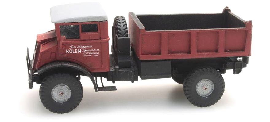 Camion benne Chevrolet 3T "Jean Roggeman" ZIVIL H0 1:87 Modèle fini en résine, peint Artitec 387.202  