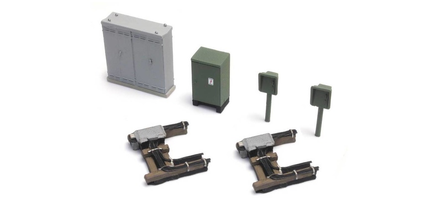 NL Accessoires signaux ferroviaires H0 1:87 Modèle fini en résine, peint Artitec 387.208  