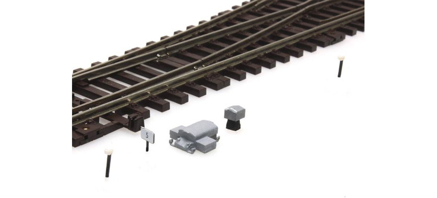 NS Accessoires Aiguillages H0 1:87 Modèle fini en résine, peint Artitec 387.212  