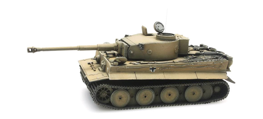 WM Tiger I Afrique H0 1:87 Modèle fini en résine, peint Artitec 387.246  