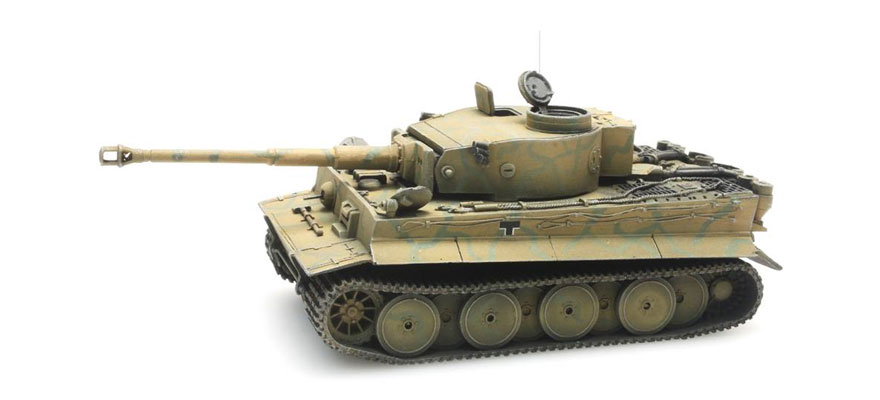 WM Tiger I Koursk H0 1:87 Modèle fini en résine, peint Artitec 387.247  