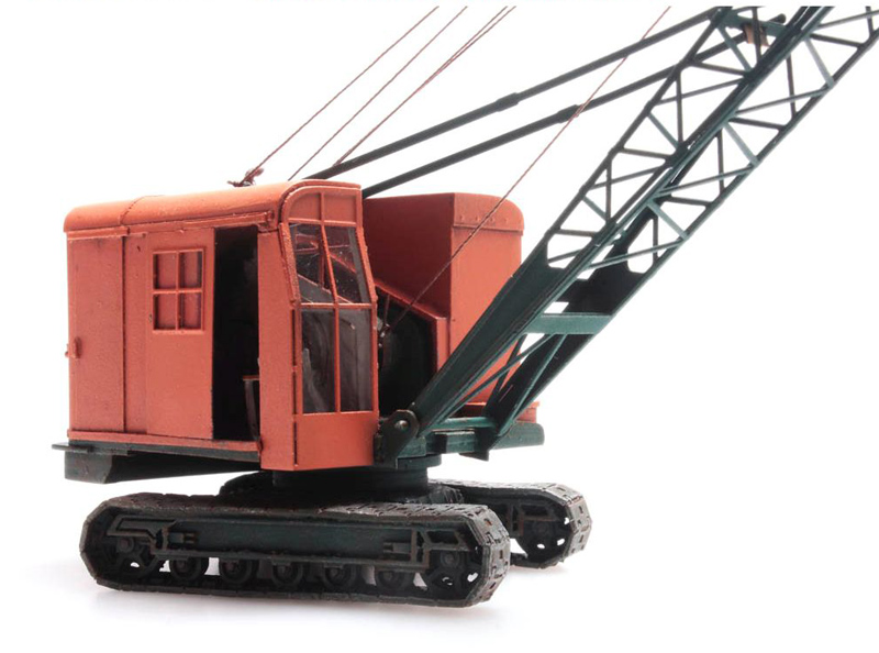 Bucyrus RB-17 Crane H0 1:87 Modèle fini en résine, peint Artitec 387.259  