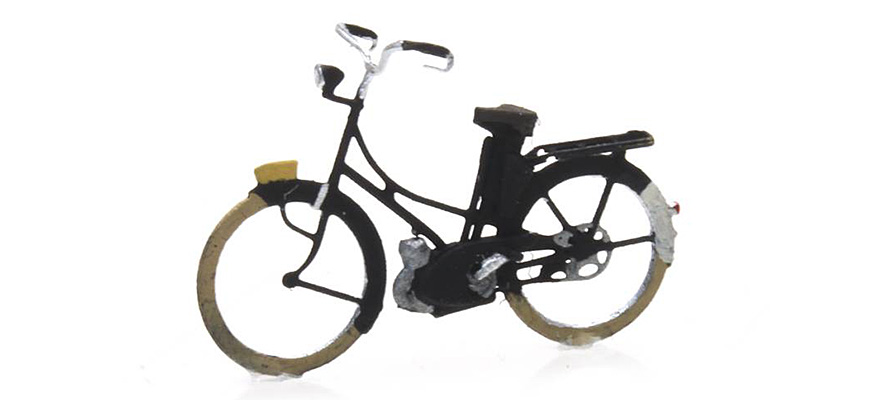 Vélo à moteur : Mobylette H0 1:87 Modèle fini en résine, peint Artitec 387.265  