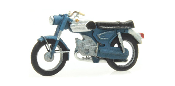 Vélo à moteur : Zündapp H0 1:87 Modèle fini en résine, peint Artitec 387.269  
