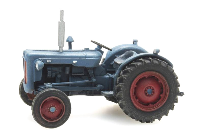 Tracteur Ford Dexta bleu H0 1:87 Modèle fini en résine, peint Artitec 387.278  