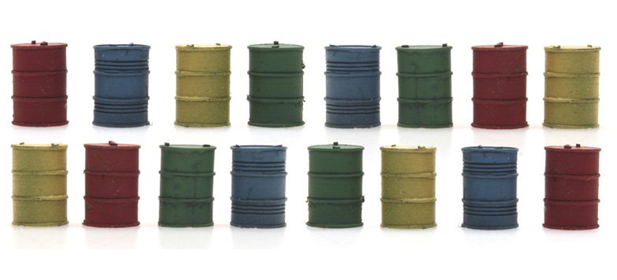 Tonneaux d'huile H0 1:87 Modèle fini en résine, peint Artitec 387.291  