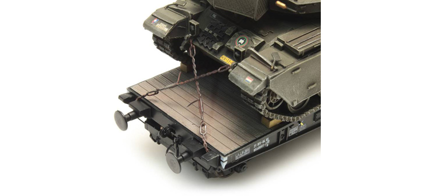 Chaînes de fixation Transport militaire H0 1:87 Modèle fini en résine, peint Artitec 387.300  