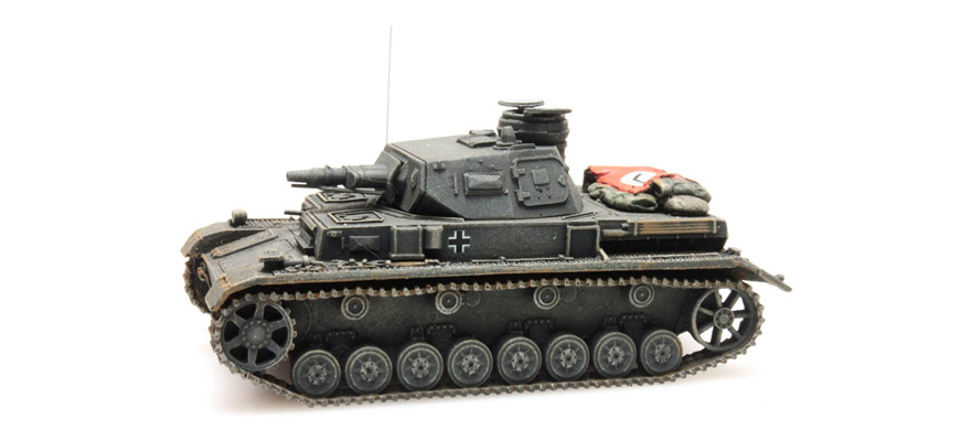 WM Pzkw IV ausf D gris H0 1:87 Modèle fini en résine, peint Artitec 387.318  