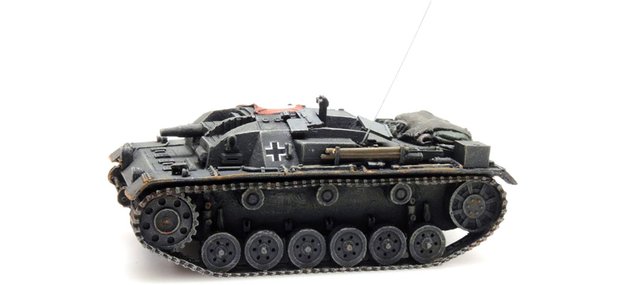WM stug III ausf A-1 gris H0 1:87 Modèle fini en résine, peint Artitec 387.321  