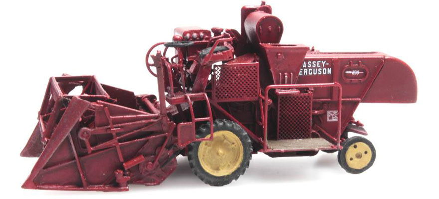 Moissonneuse-batteuse MF830 H0 1:87 Modèle fini en résine, peint Artitec 387.337  