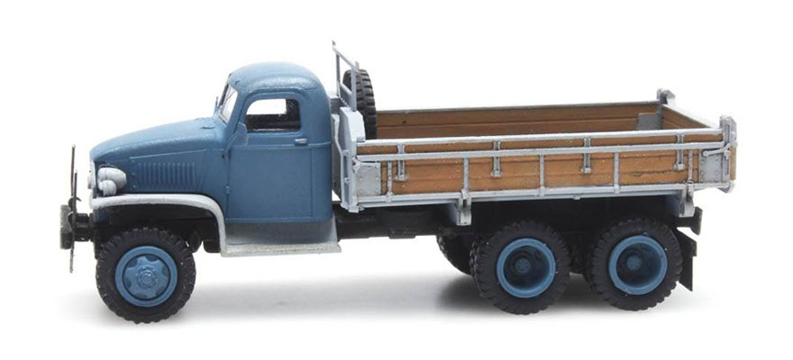 GMC 353 Benne à plateau H0 1:87 Modèle fini en résine, peint Artitec 387.342  