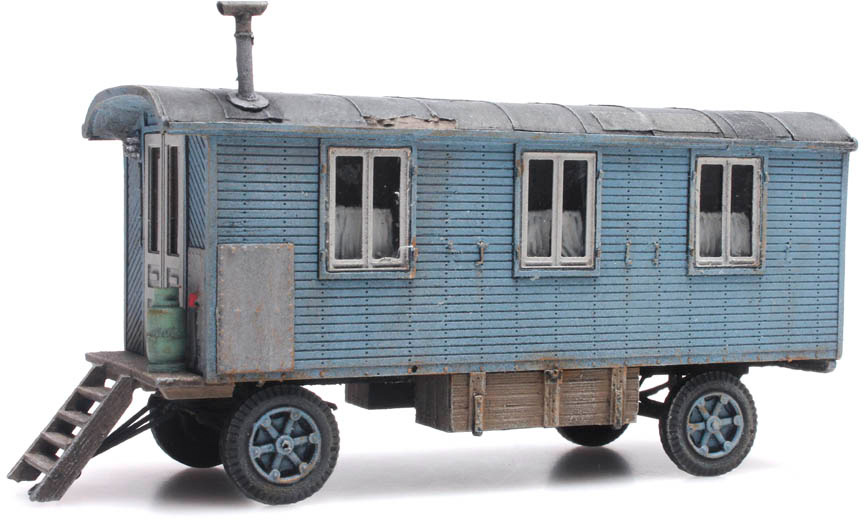 Cabane de chantier H0 1:87 Modèle fini en résine, peint Artitec 387.366  