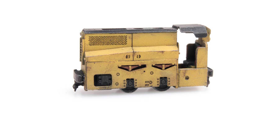 Locomotive de chemin de fer minier Deutz GZ30B H0 1:87 Modèle fini en résine, peint Artitec 387.394  